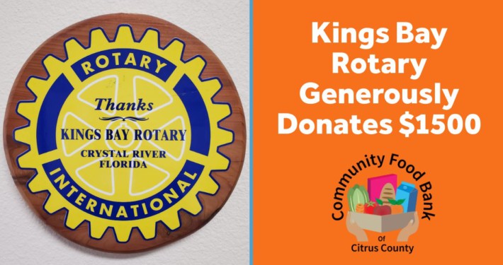 Kings Bay Rotary Generously Donates $1500