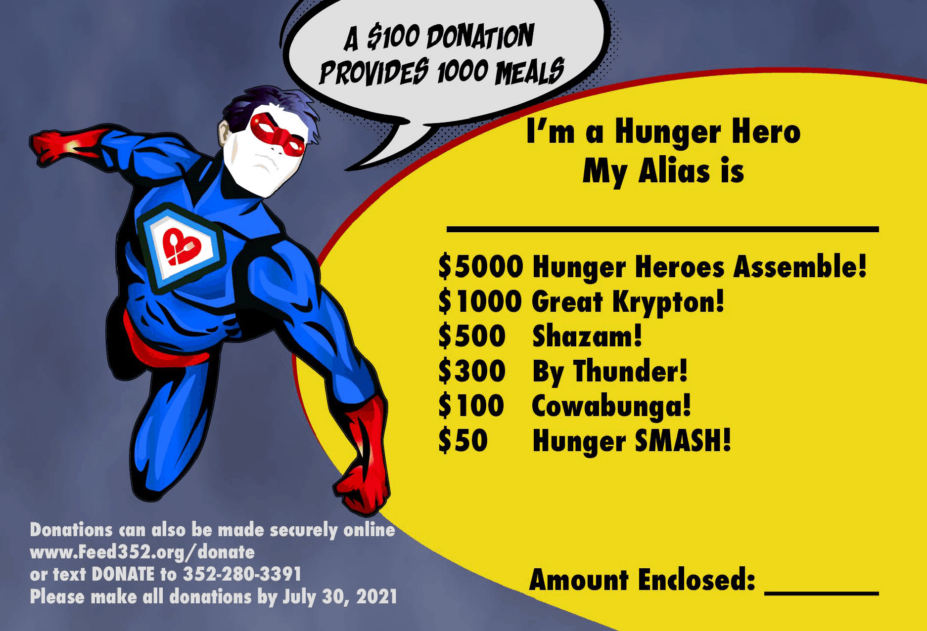 Become a Hunger Hero!