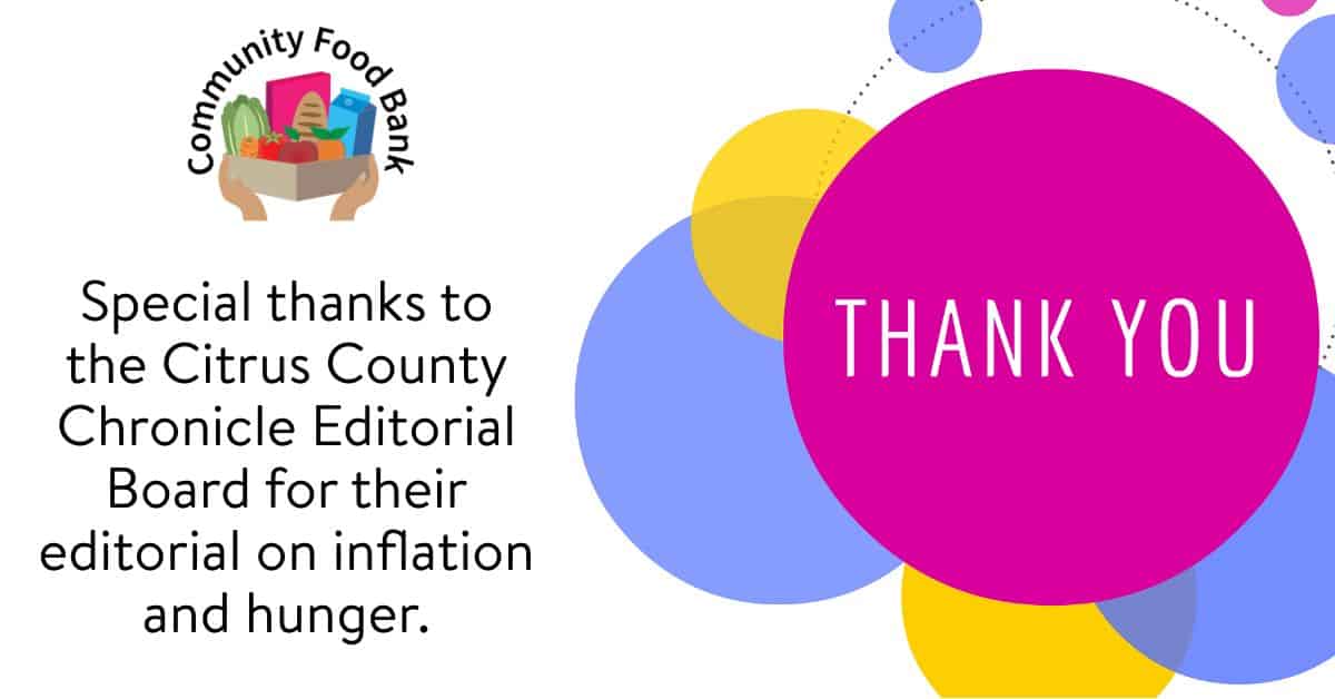Special thanks to the Citrus County Chronicle