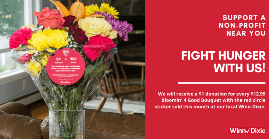 Bloomin’ 4 Good: Community Food Bank Selected to Benefit from Winn-Dixie Floral Program 