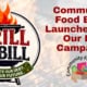 Community Food Bank Launches Grill Our Bill Campaign